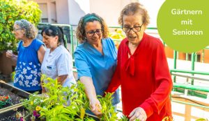 Gartenarbeit mit Senioren