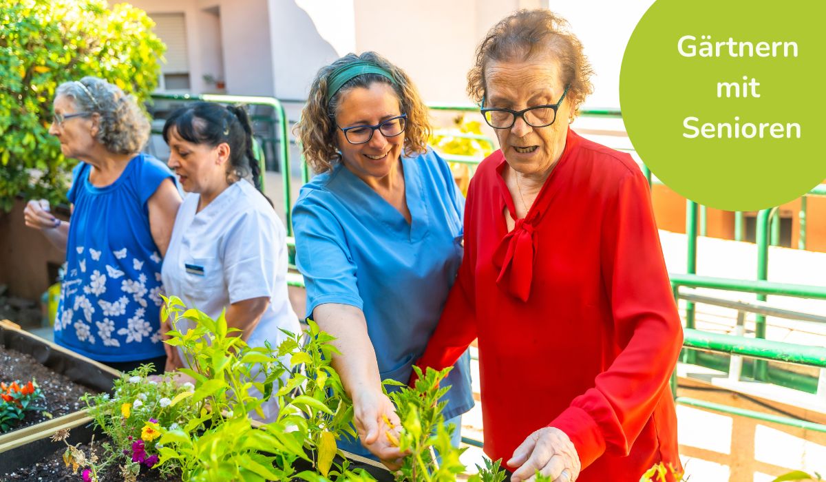 Gartenarbeit mit Senioren