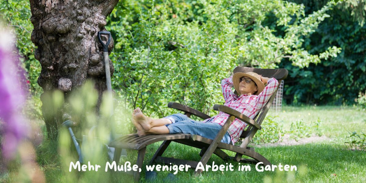 Weniger ist mehr im Garten